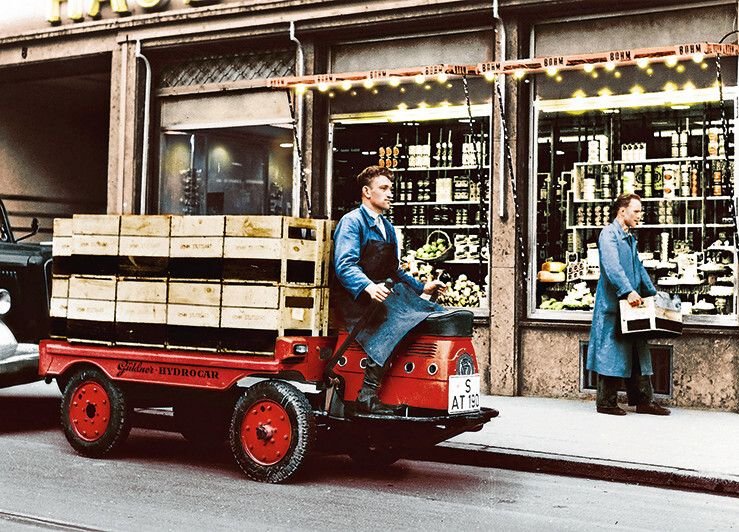 Hydrocar: Die hydrostatische Kraftübertragung erlaubt das stufenlose Beschleunigen mit voller Motorleistung. (Linde-MH)