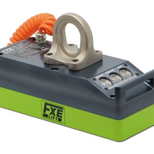 Die ebenfalls neue FXE Elektro-Permanentmagnet-Baureihe ist in  verschiedenen Varianten erhältlich und kann durch das intelligente Baukastensystem fast jeder Anwendung und jeder Werkstückgeometrie individuell angepasst werden.