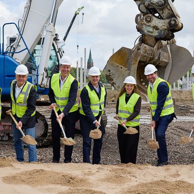 Spatenstich für das aktuelle Brownfield-Projekt von Prologis in Dortmund, der heimlichen Logistikhauptstadt Deutschlands. (Bild: Prologis)