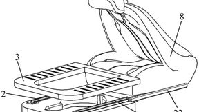 Seres hat sich ein Konzept für eine integrierte Fahrzeugtoilette patentieren lassen. (Bild: Seres/CNIPA/Screenshot: Automobil Industrie)