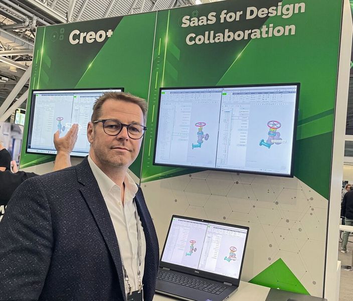 Dabei baut Creo+ auf Creos Funktionen für model based definition, simulationsgestütztes Design und Fertigung auf, erklärt Thomas Diehl von PTC.  (Bild: Drescher/VCG)