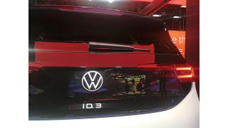 VW hat den ID 3 in Frankfurt auf der IAA präsentiert. Der Stromer basiert auf der E-Plattform MEB. (Svenja Gelowicz/Automobil Industrie)