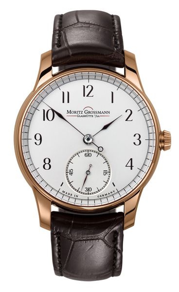 Das Uhrenmodell Benu von Moritz Grossmann mit Gangreserveanzeige. (Grossmann Uhren)