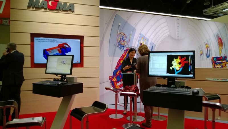Neuigkeiten zum Thema Gießsimulationssoftware gibt es am Stand von Magma. (Bild: D. Quitter, konstruktionspraxis)