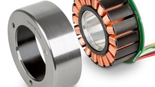 Der bürstenloser Flachmotor EC 90 (90 W) in der Frameless-Ausführung: Rotor und Stator werden erst beim Zusammenbau verbunden. (maxon motor ag, Sachseln)