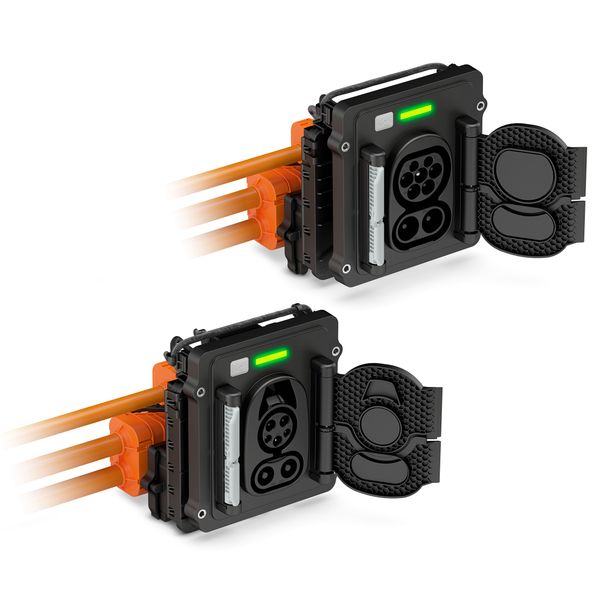 Steckbare AC- und DC-Leitungen erleichtern Wartung und Austausch. (Bild: Phoenix Contact)