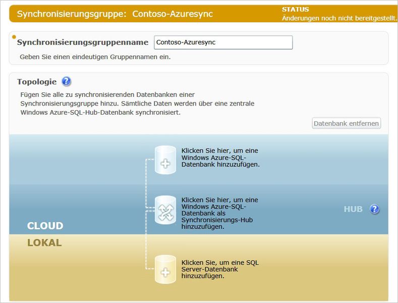 Abbildung 4: Erstellen einer neuen Synchronisierungsgruppe (Bild: Thomas Joos)