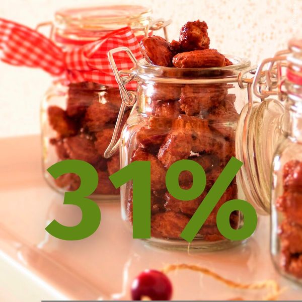 Rang 4: Für 31 Prozent gehören Nüsse, wie Walnüsse oder gebrannte Mandeln, zur Weihnachtszeit. (Bild: frei lizenziert)