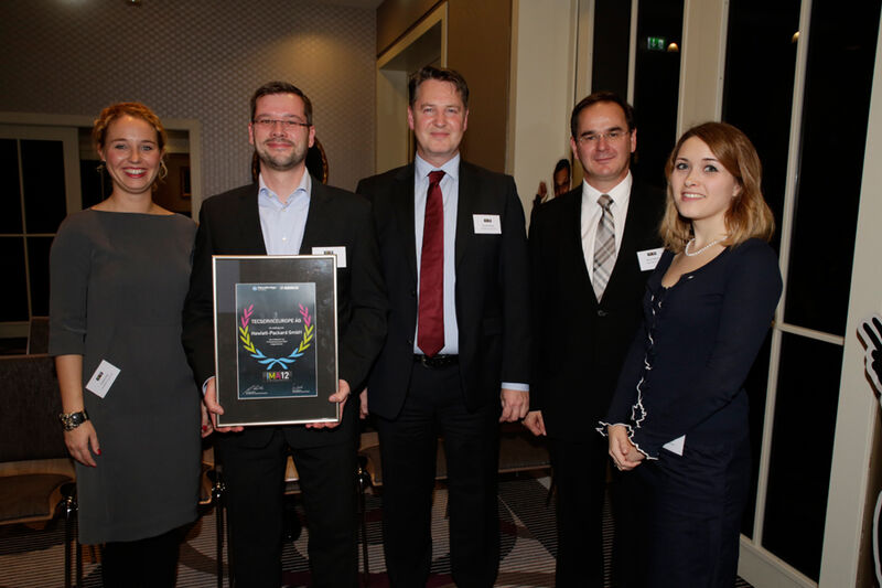 Platz 6 in der Kategorie LeadGenerierung für die Tecserviceeurope AG, entgegengenommen von Christoph Pape  (Archiv: Vogel Business Media)