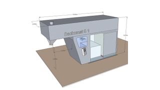 Die Vorrichtung ist mobil und benötigt nur einen Druckluft- und Stromanschluss. (Bild: APE)