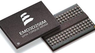 256 MBit DDR3 ST-MRAM im Standard-BGA-Gehäuse: Fortschritte bei der MRAM-Technologie ermöglichen eine neue Speicherklasse, die sich wie nicht-flüchtiges DRAM verhält. (Everspin Technologies)