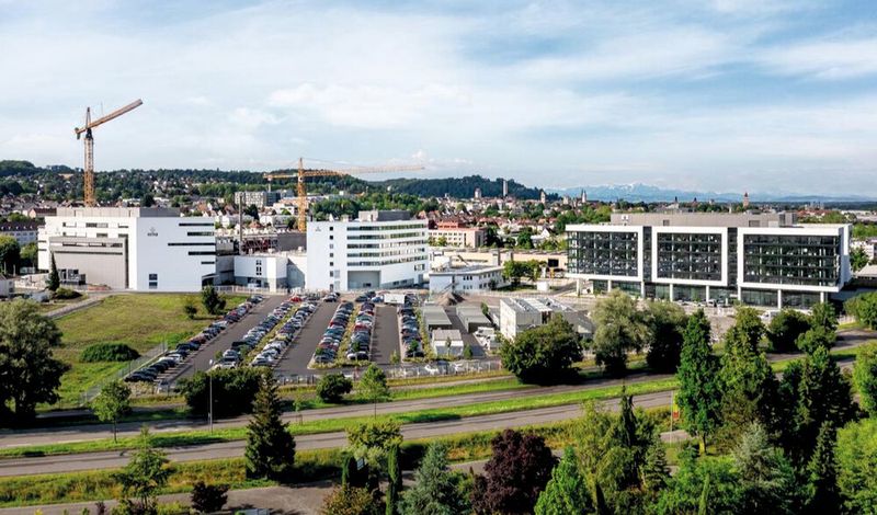 Blick auf die Produktionsstätte von Vetter in der Schützenstraße in Ravensburg.  (Bild: Vetter)