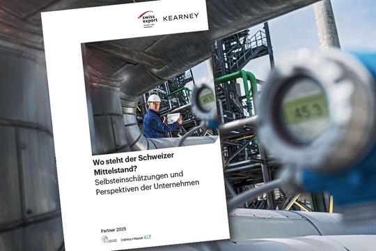 Die KMU-Mittelstandstudie 2025 zeigt die geopolitischen Herausforderungen und Chancen für Schweizer KMU.(Bild:  Swiss Export)