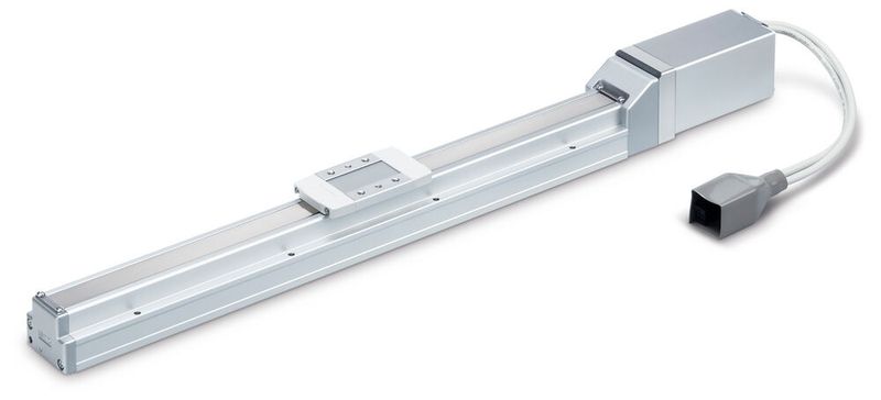 Die mit Spindel- (hier im Bild) oder Riemenantrieb erhältlichen E-Antriebe der Serie LEF wurden um die Baugröße 16 erweitert und sollen so für einen optimierten Raumbedarf sorgen. (Bild: SMC)