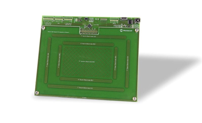 Sabrewing MGC3130 Single-Zone-Evaluierungskit von Microchip: für die Entwicklung mit dem MGC3130 mit unterschiedlichen Elektroden der Größe von 5” oder 7” geeignet (Microchip)