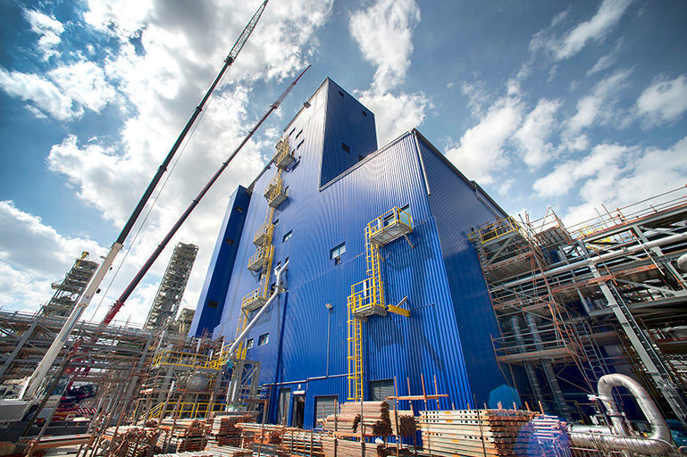 Sabic's new polypropylene extrusion line in Geleen, The Netherlands, is now on-stream. (Sabic)