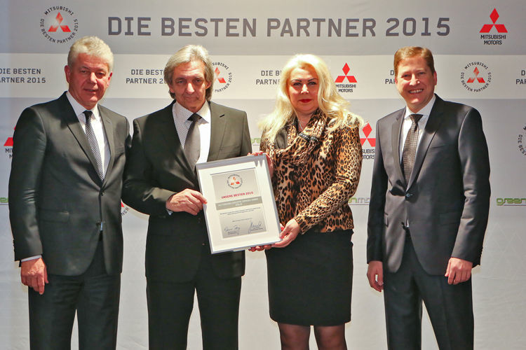 Mitsubishi – „Die besten Partner 2015“: Automobilgruppe Dirkes GmbH, Köln (Foto: Sciborski/MMD Automobile)