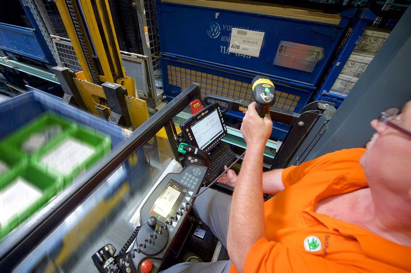 Sämtliche Staplertypen sind bei Skoda in das ITM-System integriert. (Bild: Witron)