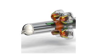 So sehen sie aus, die 30 Zentimeter langen Unterwasserroboter,die im Schwarm unterwegs sein werden. (Grafik: TUHH/Solowjow)