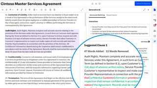 Der Contract Negotiation Agent unterstützt in der Phase vor der Vertragsunterzeichnung u.a. beim sogenannten Redlining. (Bild: Workday)