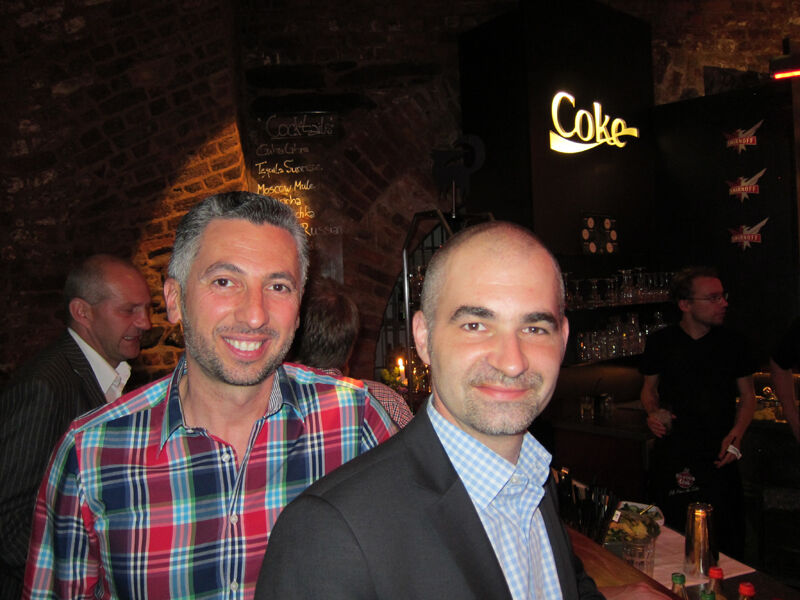 Nedzad Gutic (l.) und Steven Pollok, Samsung  (Bild: IT-BUSINESS)