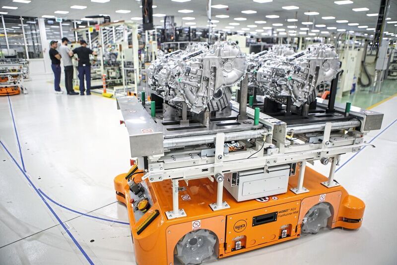 Das Werk wurde nun für die Produktion von Hybridgetrieben ausgerüstet. (Jacek Zych/Toyota)