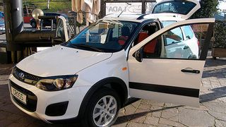 Lada will mit dem Kalina Cross ein Publikum abseits des Allrad-Fahrzeugs Niva/Urban ansprechen. (Foto: Grimm)