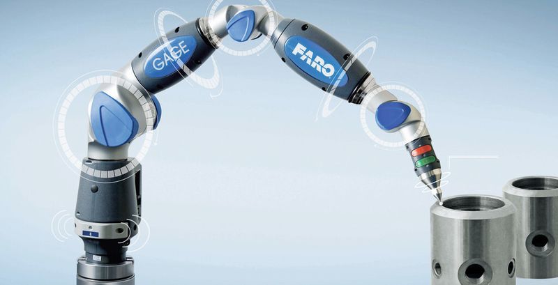 Das FARO Gage-Modell mit Bluetooth ist eine kostengünstige Lösung für 3D-Messungen in der Werkstatt. (Faro)