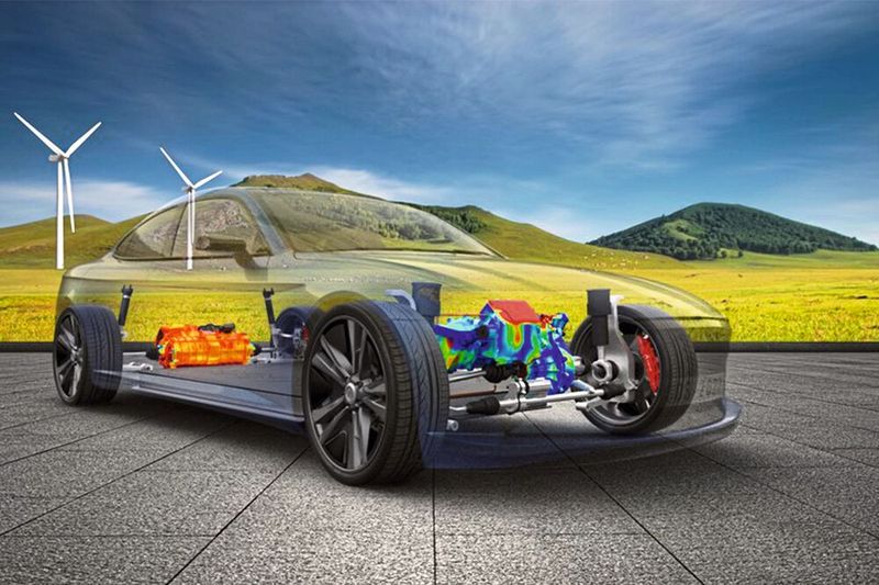 Die enge Integration von Modellierung und Simulation am Beispiel eines Fahrzeugs bedeutet, dass Designer, Ingenieure und Analysten die Crash-Performance oder die Aerodynamik wesentlich früher testen können, ohne Verzögerungen im Entwicklungsprozess zu verursachen. (Bild: 忆江 – stock.adobe.com/Dassault Systèmes)