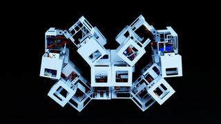 Der Origami-Roboter kann mehr als 1.000 Formen annehmen.  (Bild: Jie Yin, NC State University)