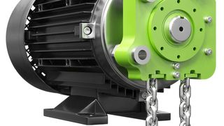 Dank der flexiblen Kettenumlenkung (90 bis 180 Grad) eignet sich Tecdos Pi-Gamma auch für vertikale oder ansteigende Anwendungen. (Bild: RUD)