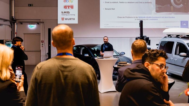 Frank Schmidt von ATE stellte mit Remote Assist AR einen neuen Kommunikationskanal für die Werkstatt vor, mit dem sich schwierige Reparaturfälle einfacher lösen lassen. (Bild: Stefan Bausewein)
