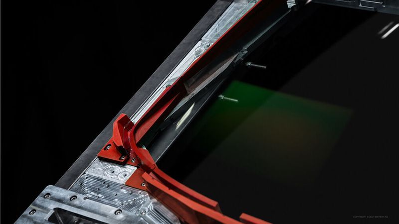Das Display kann laut den Unternehmen an die spezifischen Integrationsanforderungen jedes Automodells angepasst werden. (Way-Ray)