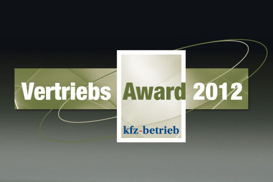 Der Vertriebs Award wird am 17. April in Würzburg verliehen. (Grafik: »kfz-betrieb«)