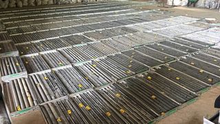 Energy storage: Vanadium is a steel-gray, soft transition metal. Vanadium redox flow batteries are ideal for storing electricity from renewable energy sources like wind and sun as they can balance out fluctuating power generation. (Image:Vanadium Resources.)