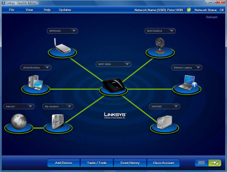 Mit der Software Lela sollen auch unerfahrene Anwender den Linksys-Router in ihr Netzwerk einbinden können. (Archiv: Vogel Business Media)