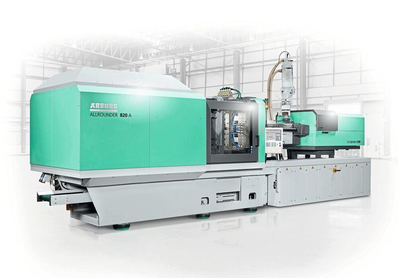 AMK-Produkte sorgen bei dem Allrounder 820 A wie bei allen anderen elektrischen Arburg-Spritzgießmaschinen für eine hohe und effiziente Leistungsfähigkeit.  (ARBURG)