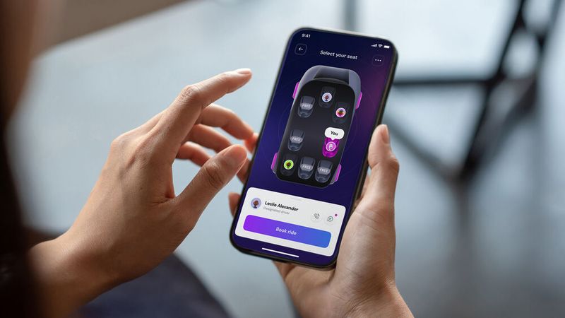 Bestellt wird der Shuttle per App. (Bild: Evolution Mobility)