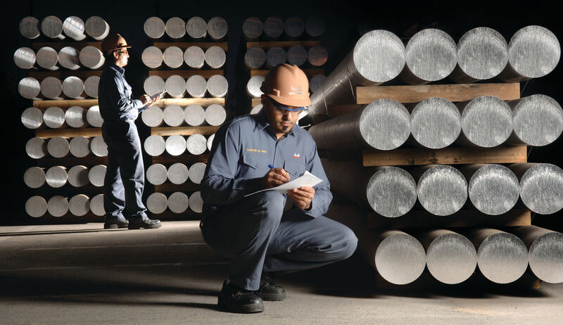 Aluminium Bahrein (Alba) gehört zu den weltgrößten Aluminiumherstellern. (EDB)