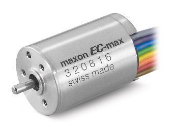 Für die Drehbarkeit der Laser-Spiegel-Mechanik sind zwei weitere Maxon Motoren verantwortlich: die bürstenlosen EC-max 16. 
 (Amedo/Maxon Motor)
