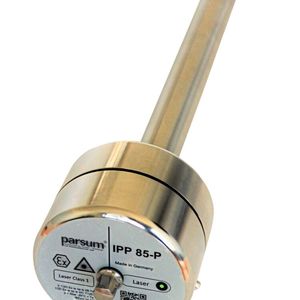 Dank einer Weiterentwicklung des faseroptischen Messverfahrens und einer angepasste Dispergiertechnik kann die IPP 85-P Partikel ab 20 µm bei Geschwindigkeiten von bis zu 100 m/s in unterschiedlichen Prozessen sicher erfassen.(Bild:  Parsum)