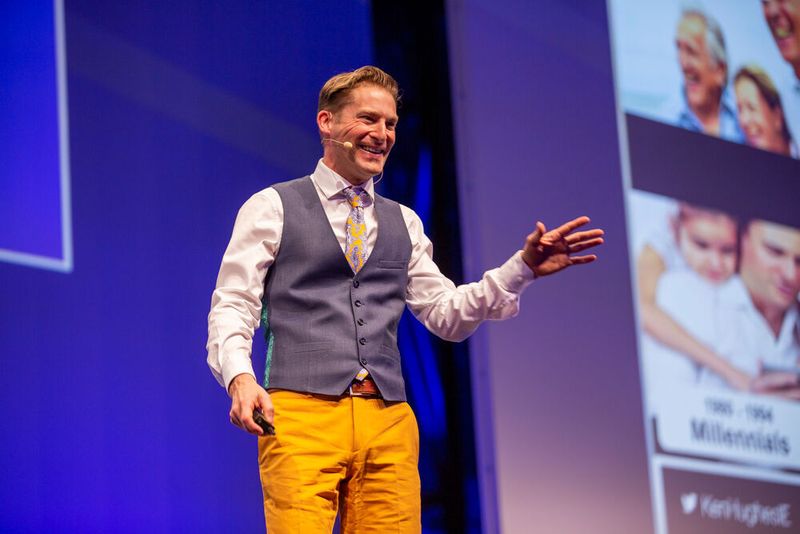 Ken Hughes hielt einen unterhaltsamen Vortrag über Künstliche Intelligenz. (Shopware / Prepixel)