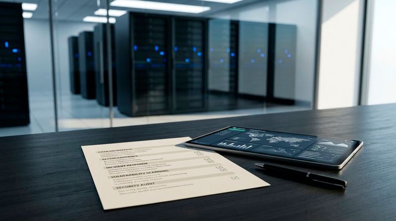 Bestätigte Compliance: Die Cloud-Dienste von FI-TS erhalten das C5-Testat nach BSI-Standard.(Bild:  Gemini / KI-generiert)