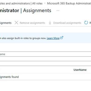 Der Microsoft 365 Backup Administrator deckt ausschließlich SharePoint, Exchange und OneDrive ab und ist nicht mit der neuen Identitätsrolle für die Entra-Sicherung zu verwechseln.(Bild:  Joos | Microsoft)