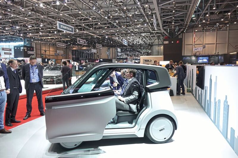 Das Mini-Elektroauto „Sven“ von „Share2drive“ und FEV. (Sven Prawitz/Automobil Industrie)