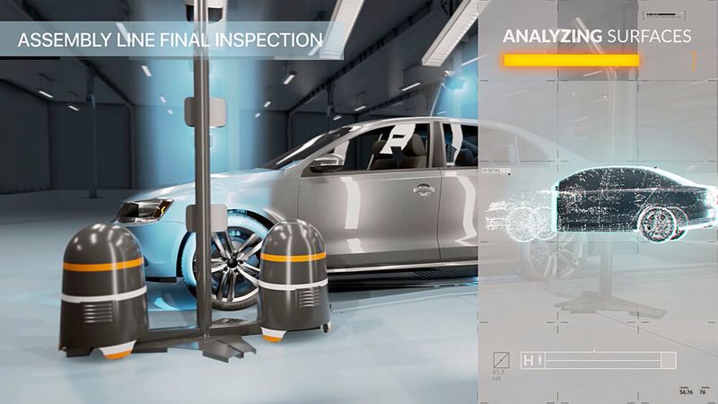 Volvo und Skoda nutzen das System bereits in der Produktion, denkbar ist zudem ein Einsatz zum Beispiel bei der Hauptuntersuchung. (Uveye)