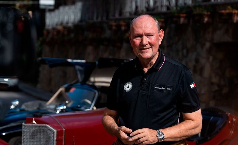 Marcus Breitschwerdt, Executive Vice President Mercedes-Benz AG und CEO der Mercedes-Benz Heritage GmbH möchte mit der Mercedes-Benz Heritage das Markenfundament von unnötigem Zierrat befreien und seine puristische Kernstruktur als klare Leitlinie für das gemeinsame Handeln offenlegen. (Bild:  Mercedes-Benz)