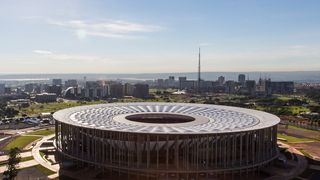 Das kreisförmige Hängedach des neuen Estádio Nacional setzt einen architektonischen Meilenstein in Brasilia. (Bild: Tomás Faquini, Brazilian Ministry of Sports / Brasilianisches Sportministerium)