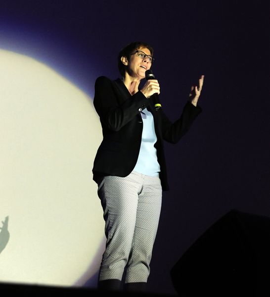 Saarlands Ministerpräsidentin Annegret Kramp-Karrenbauer war auch dabei. (Bild: Herweck)