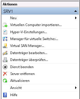 Abbildung 2: Verwalten der virtuellen Netzwerke in Windows 8 Server (Archiv: Vogel Business Media)